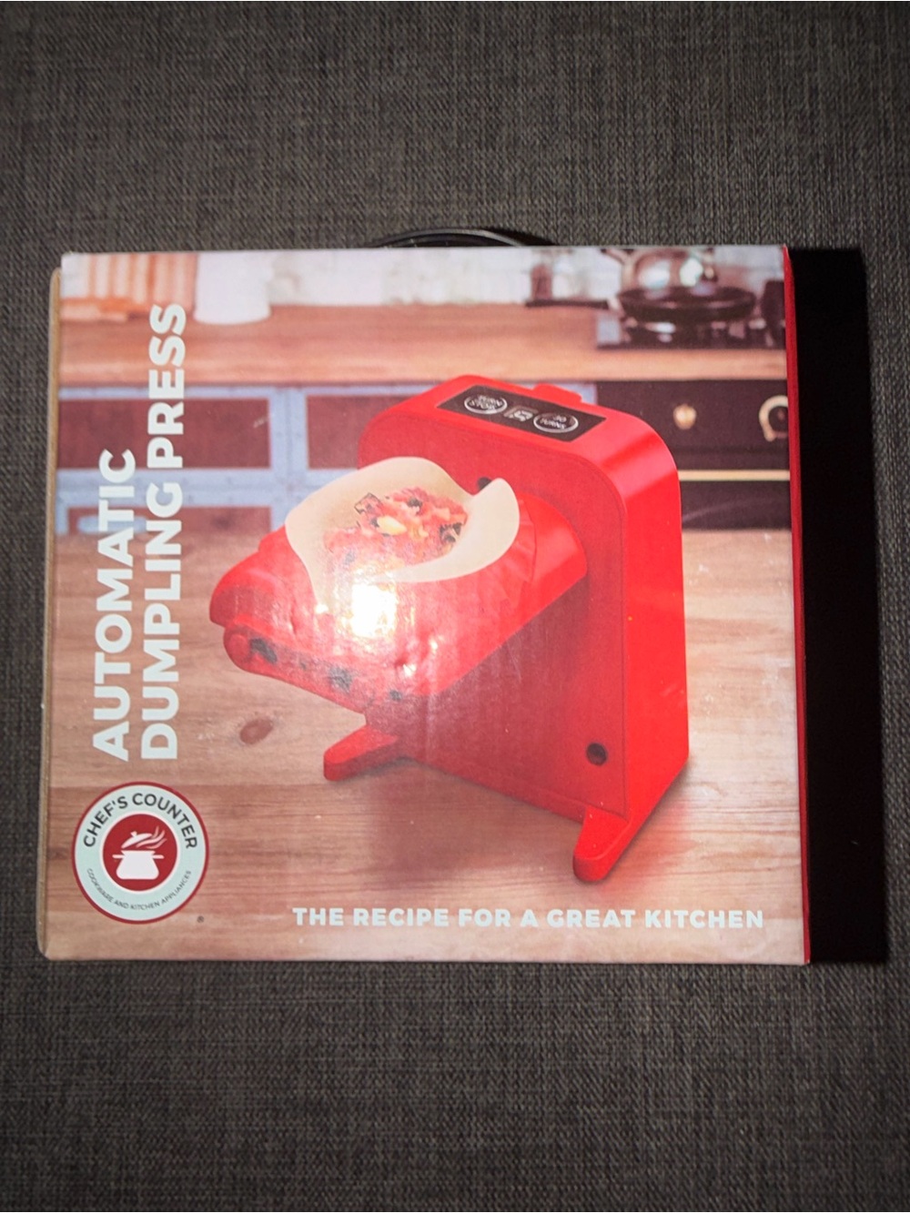 Automatic Dumpling Press - Red